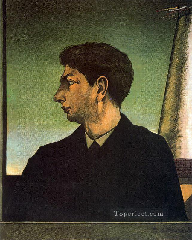 self portrait 1911 Giorgio de Chirico Metaphysical surrealism Oil Paintings
